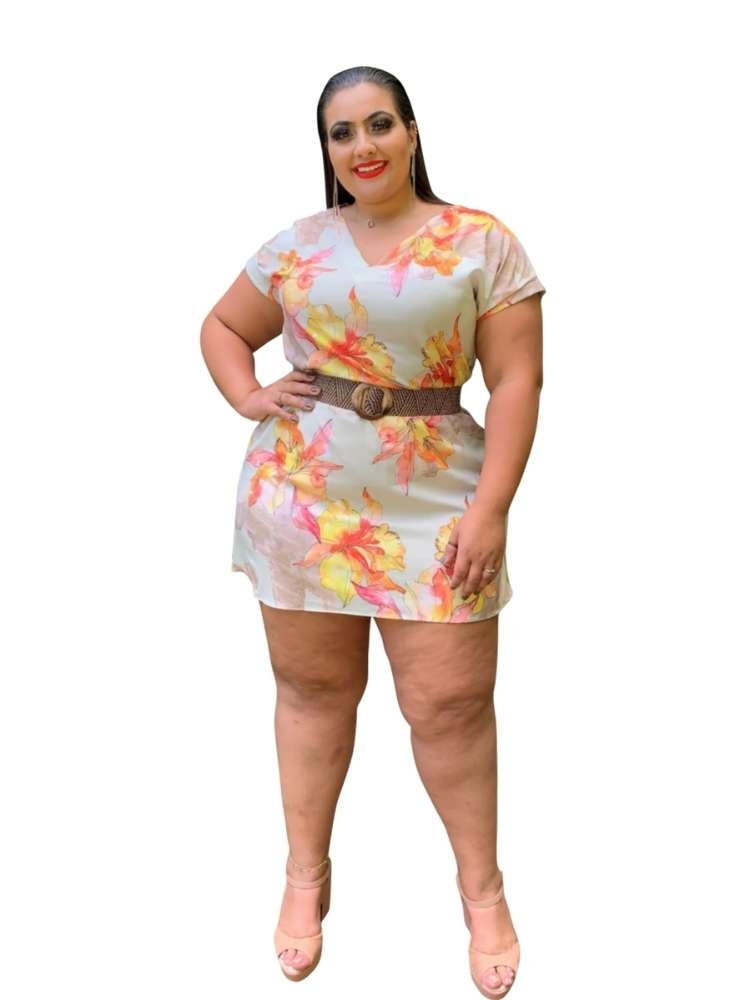 Vestido Curto Samira Estampa Floral