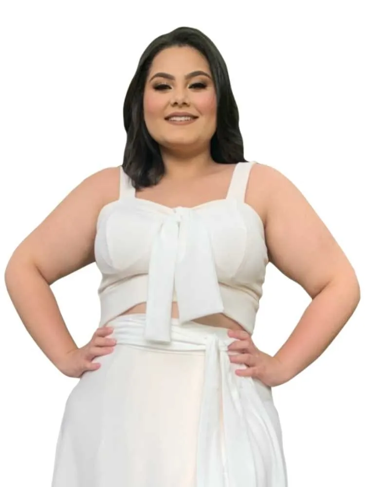 Cropped Off White TNM Collection