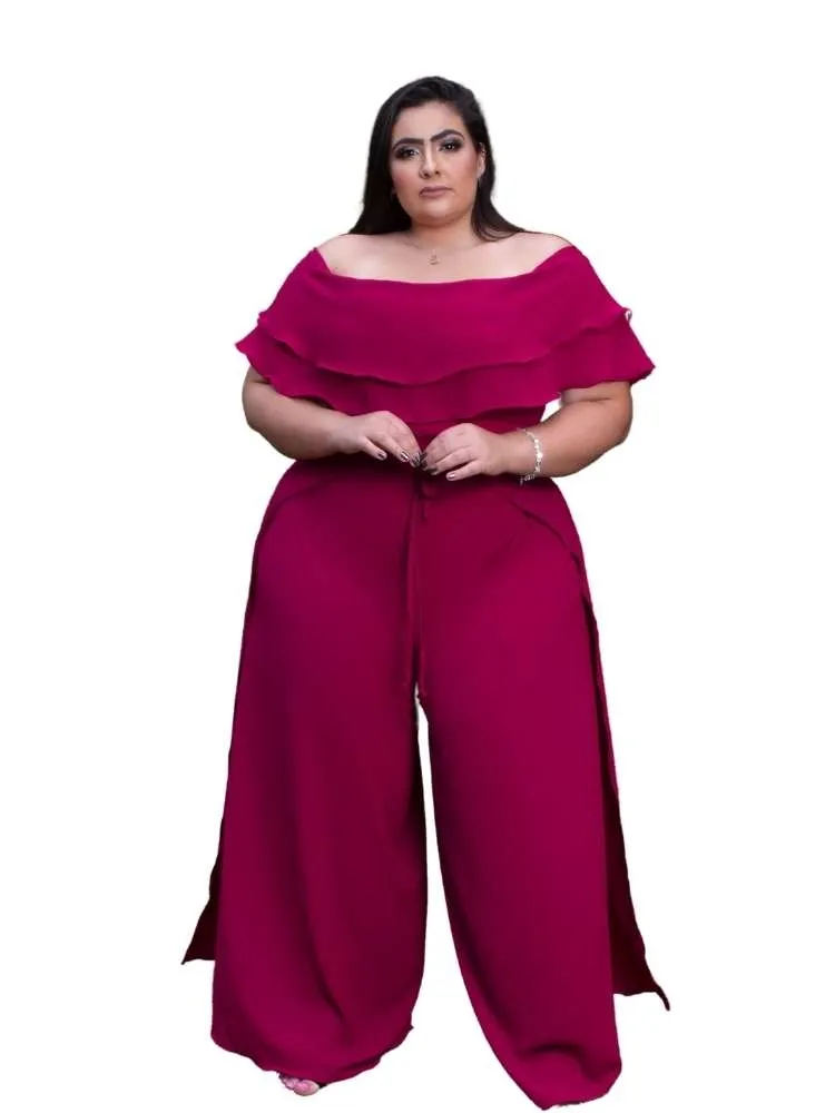 Conjunto Cropped Ciganinha Pink Strong e Calça Envelope