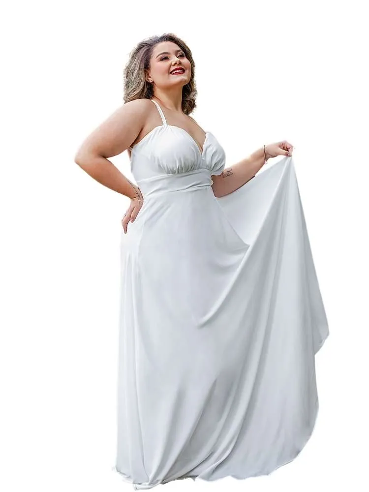 Vestido Longo de Noiva Mariane Off White
