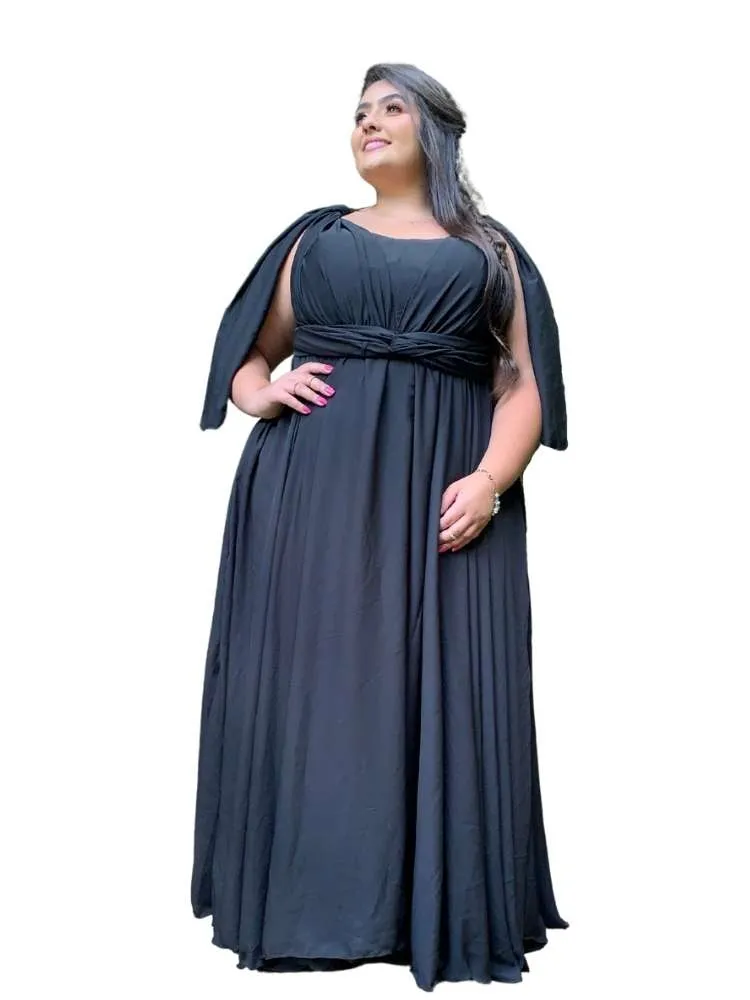 Vestido de Madrinha de Casamento Preto Grace