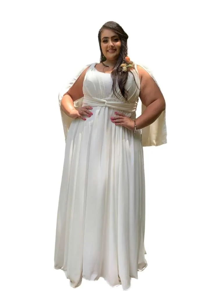 Vestido de Noiva Branco Off Grace