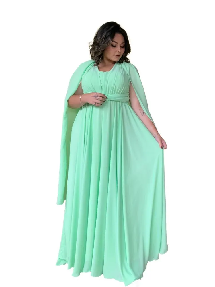 Vestido de Madrinha de Casamento Grace Verde Limão