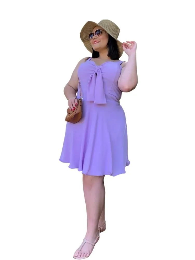 Vestido Curto Naninha Lilás