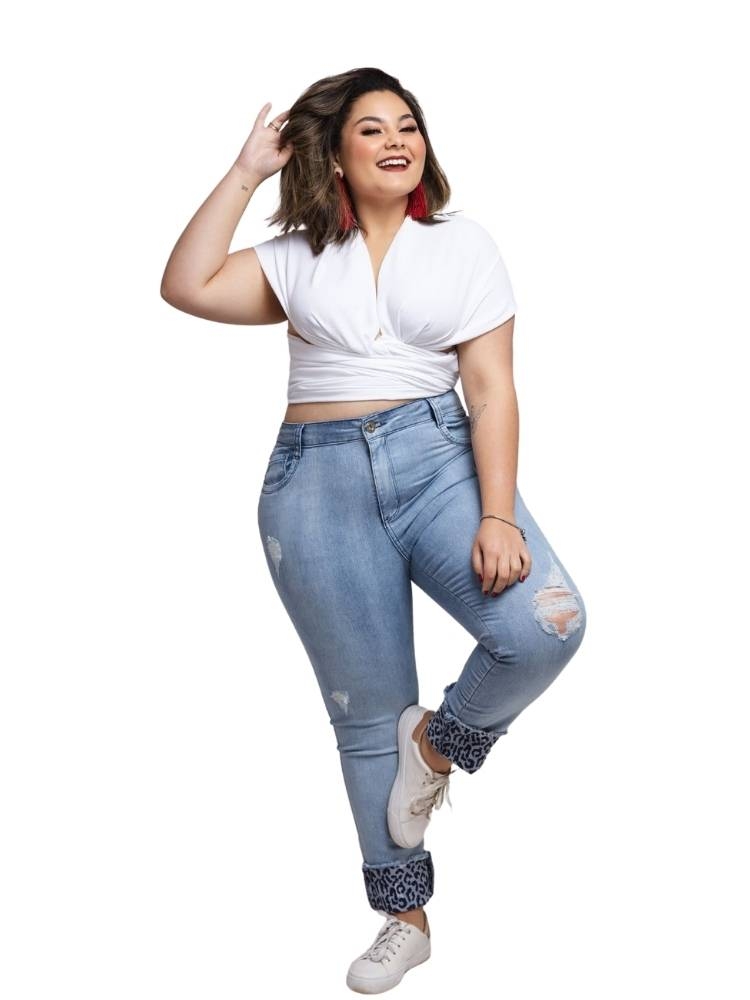 Calça Jeans Feminina Petit Azul Claro