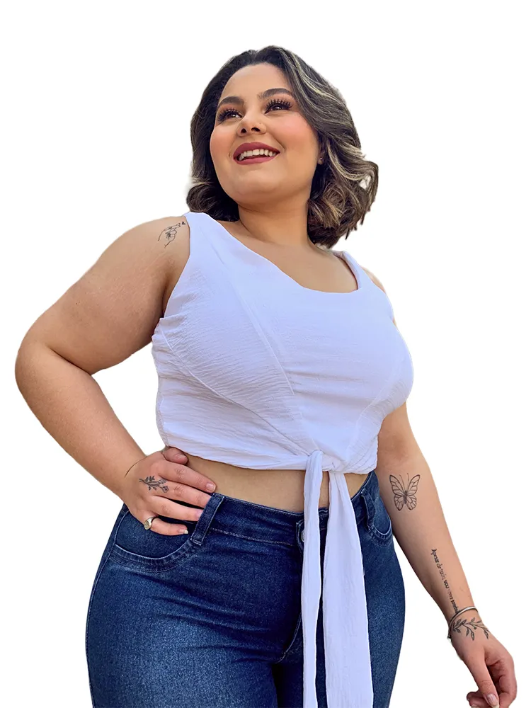 Cropped West Branco Off