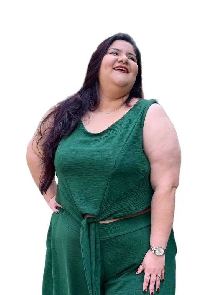 Cropped West Verde Esmeralda
