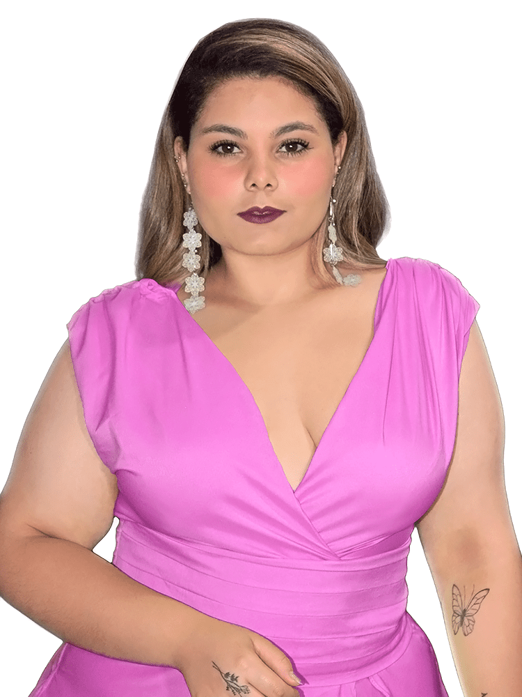 Vestido Madrinha Casamento Alice Fan Fúcsia