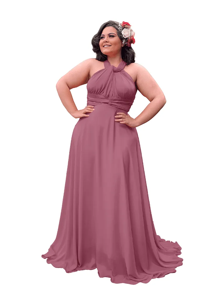 Vestido Madrinha de Casamento Multiformas Anathan Malva Suave