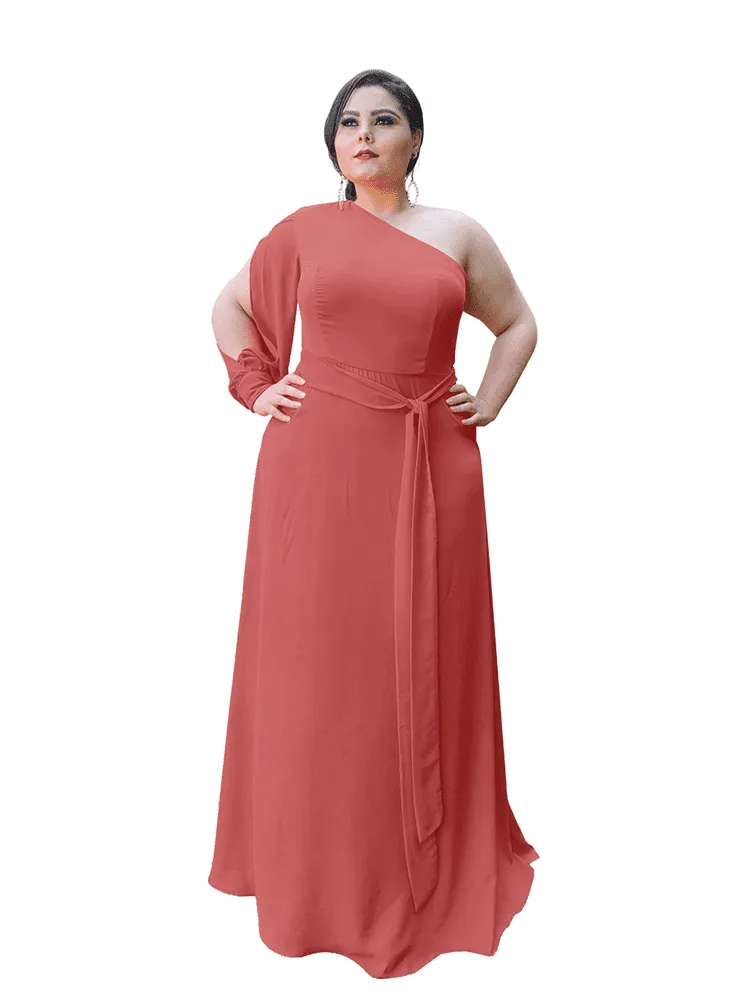 Vestido de Festa Nara Rosa Envelhecido