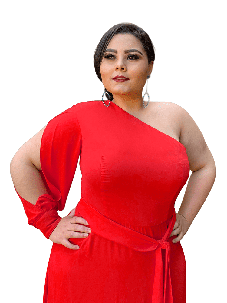 Vestido Madrinha de Casamento Vermelho Nara
