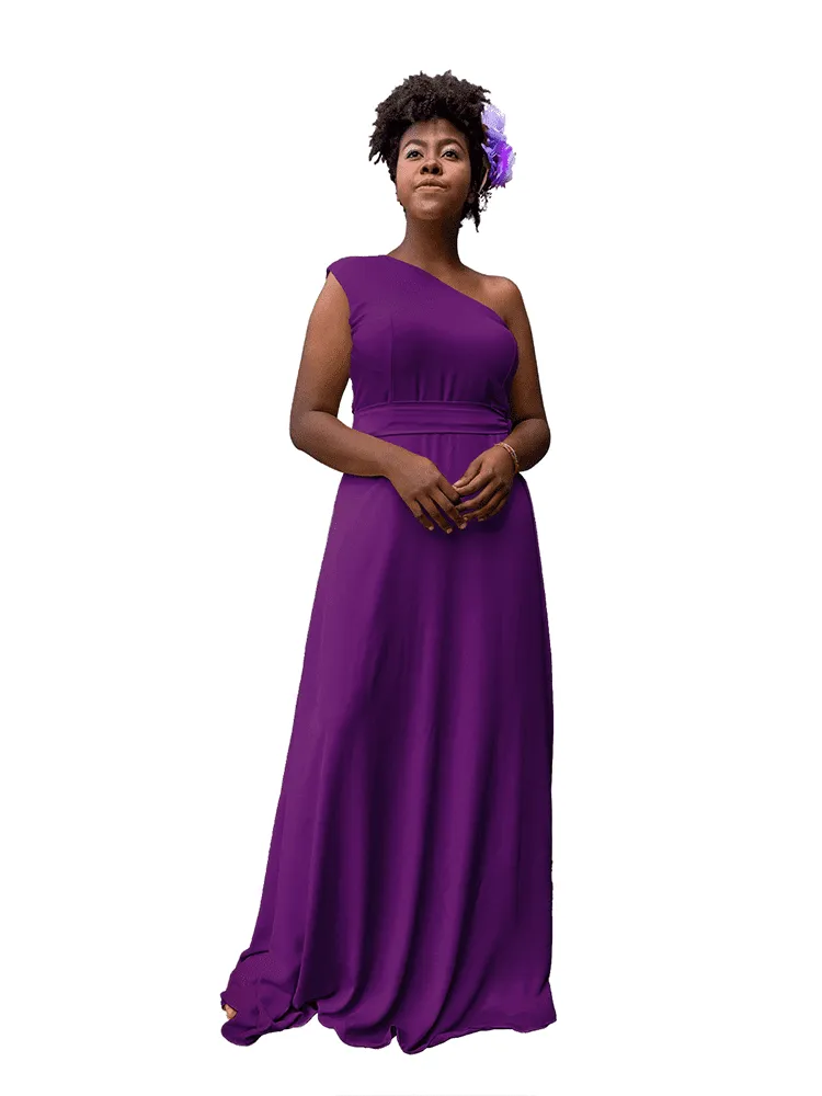 Vestido Madrinha de Casamento Sober Marsala Uva