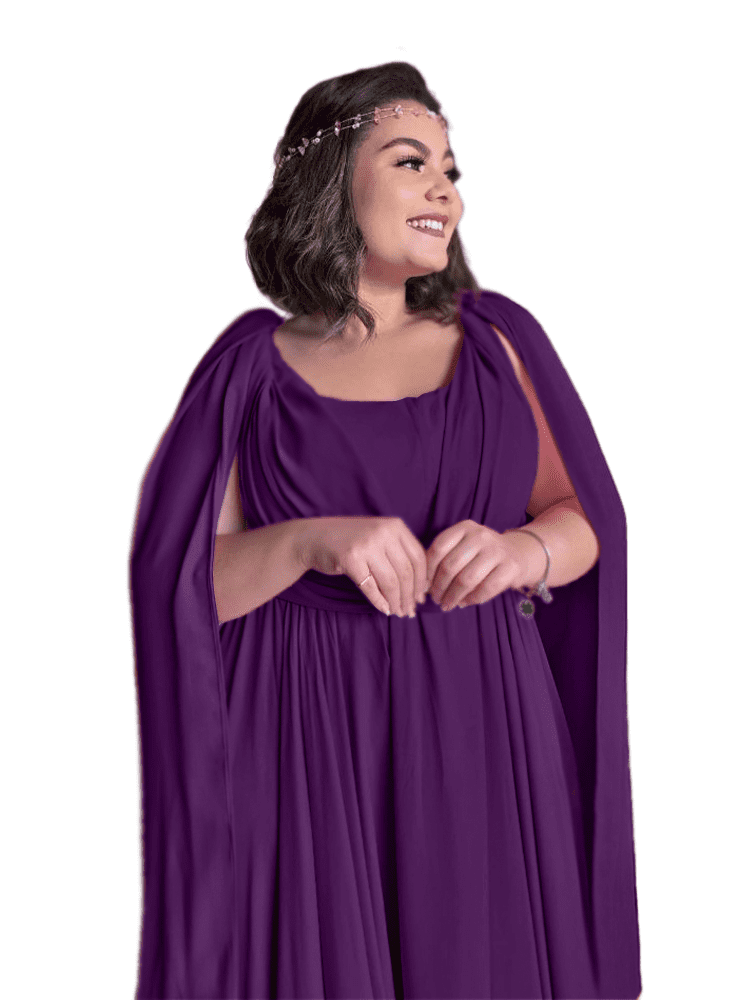 Vestido de Madrinha de Casamento Grace Marsala Uva