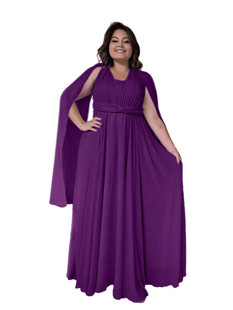 Vestido de Madrinha de Casamento Grace Marsala Uva
