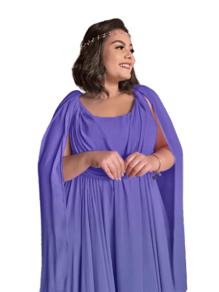 Vestido de Madrinha de Casamento Grace Lilás Intenso