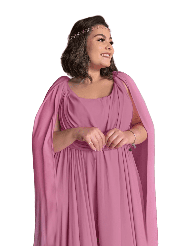 Vestido de Madrinha de Casamento Grace Malva Suave