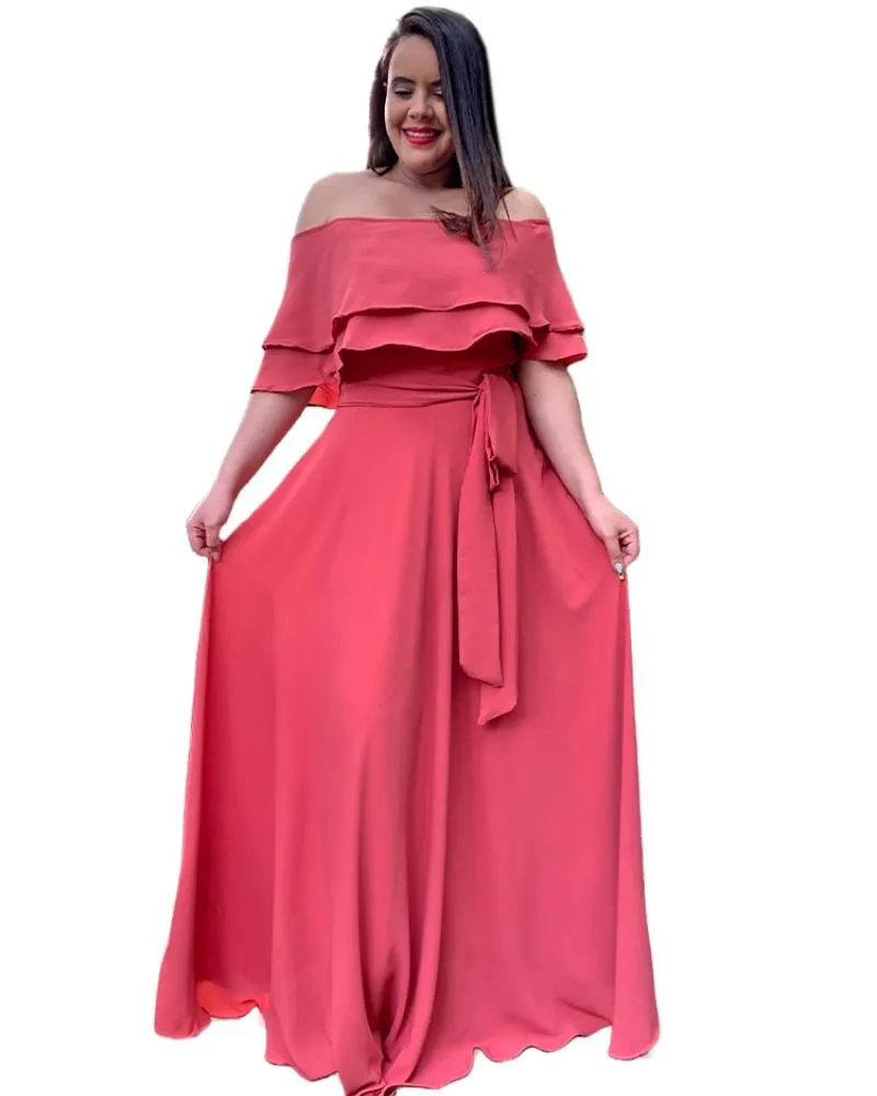 Vestido Madrinha de Casamento Honeymoon Rosa Envelhecido