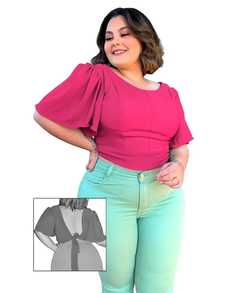 Cropped Dalila Rosa Pink