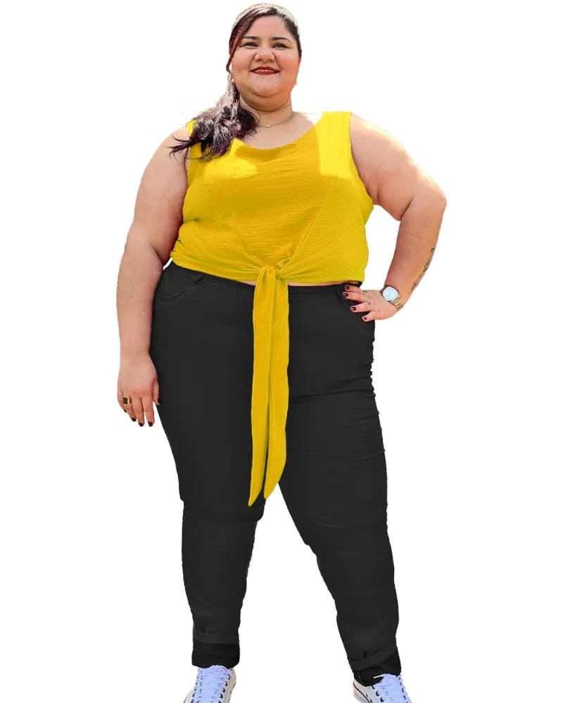 Cropped West Amarelo