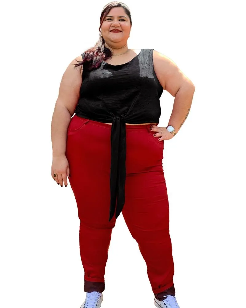 Cropped West Preto