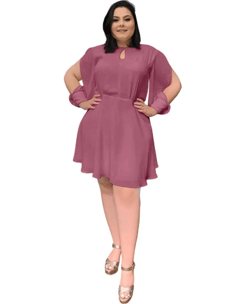 Vestido Curto Kate Malva Suave