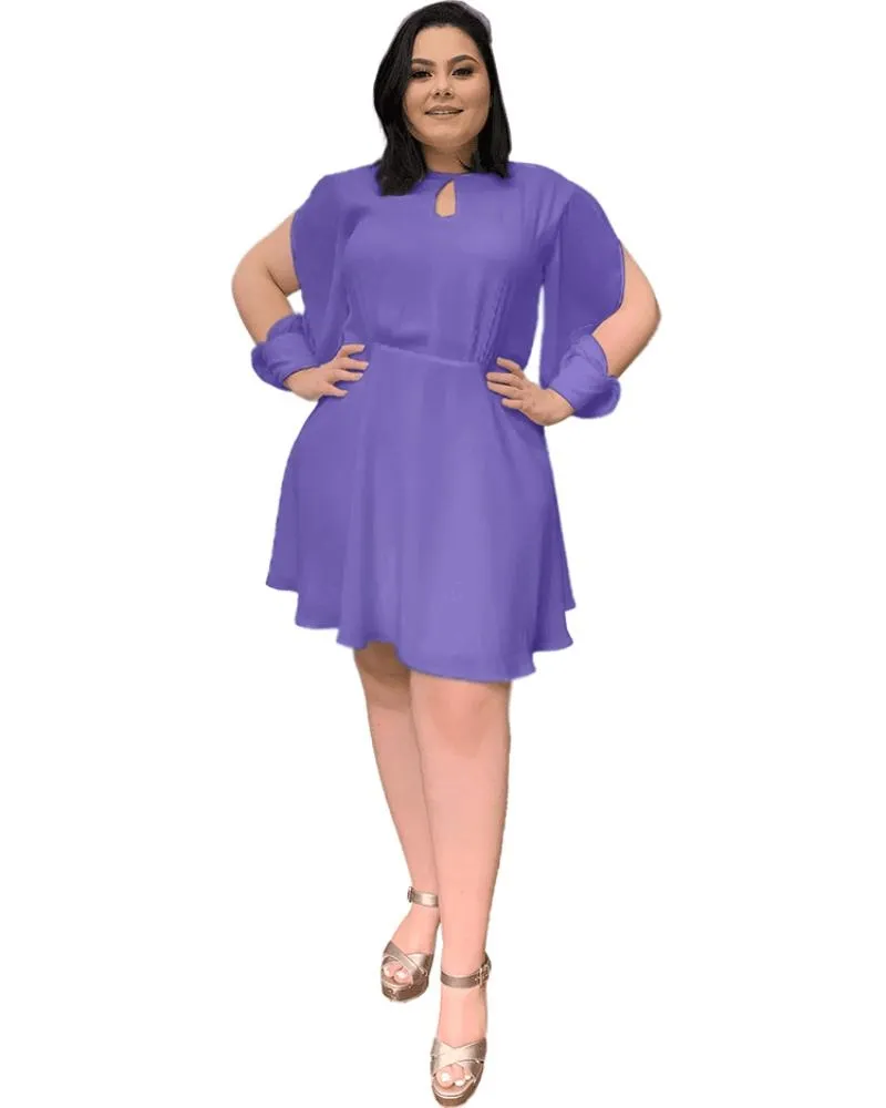 Vestido Curto Kate Lilás Intenso