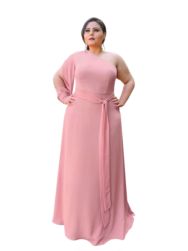 Cor rose vestido de 2024 madrinha