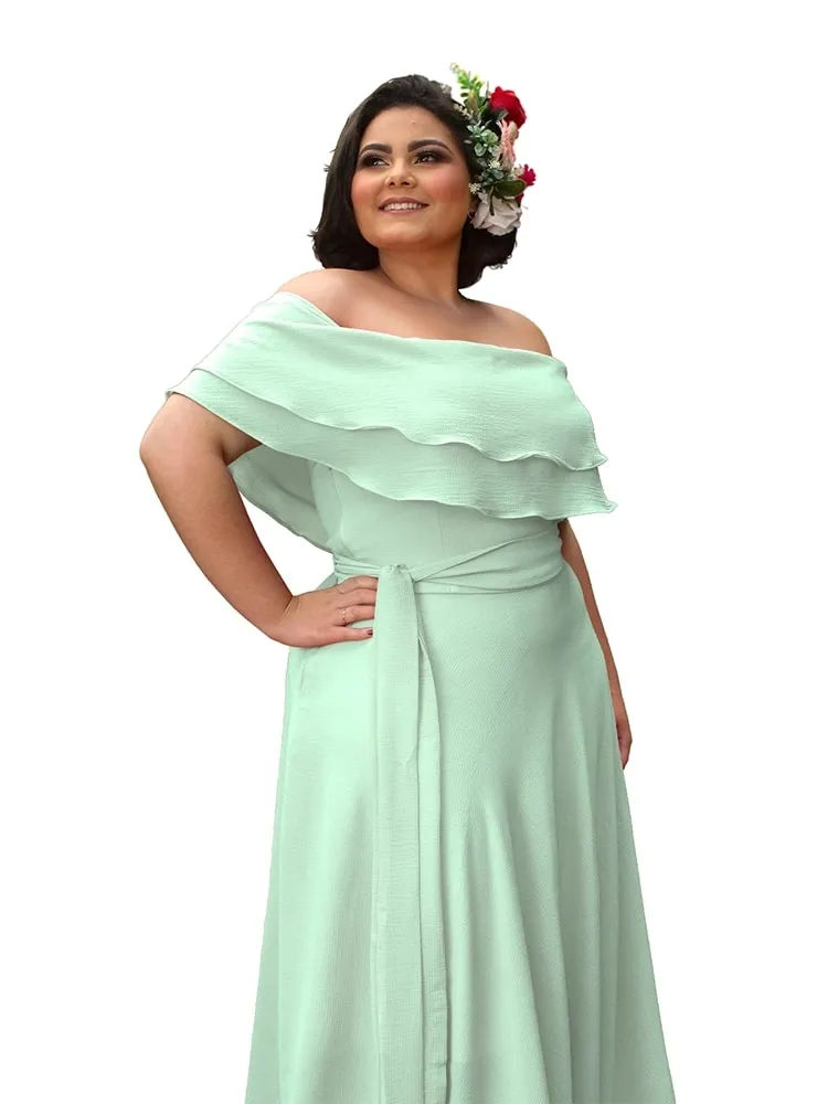 Vestido Madrinha de Casamento Honeymoon Verde Menta