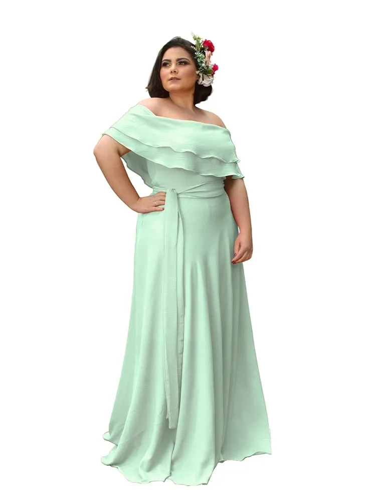 Vestido Madrinha de Casamento Honeymoon Verde Menta