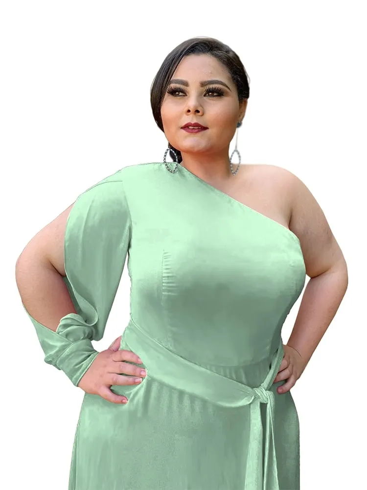Vestido Madrinha de Casamento Verde Menta Nara