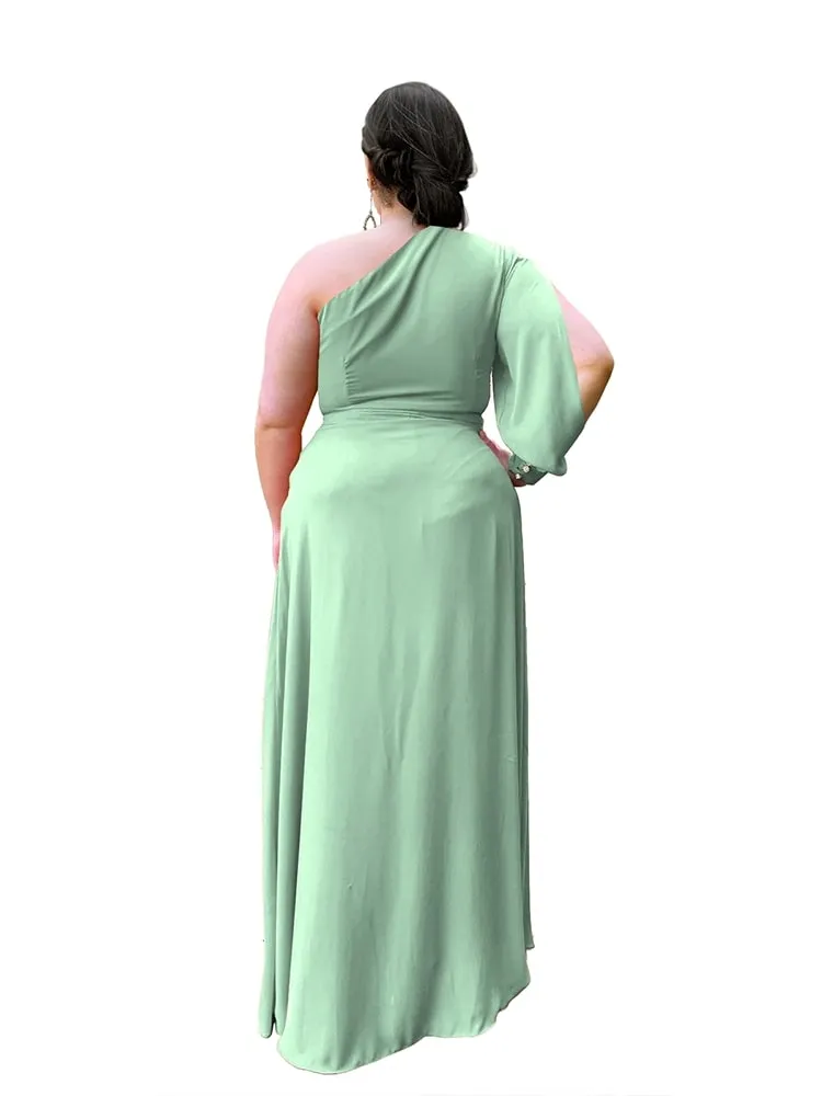 Vestido Madrinha de Casamento Verde Menta Nara