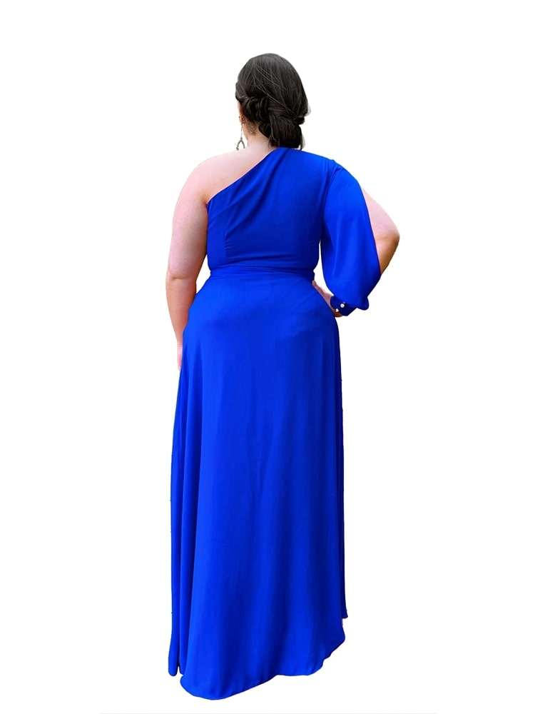 Vestido Madrinha de Casamento Azul Royal Nara