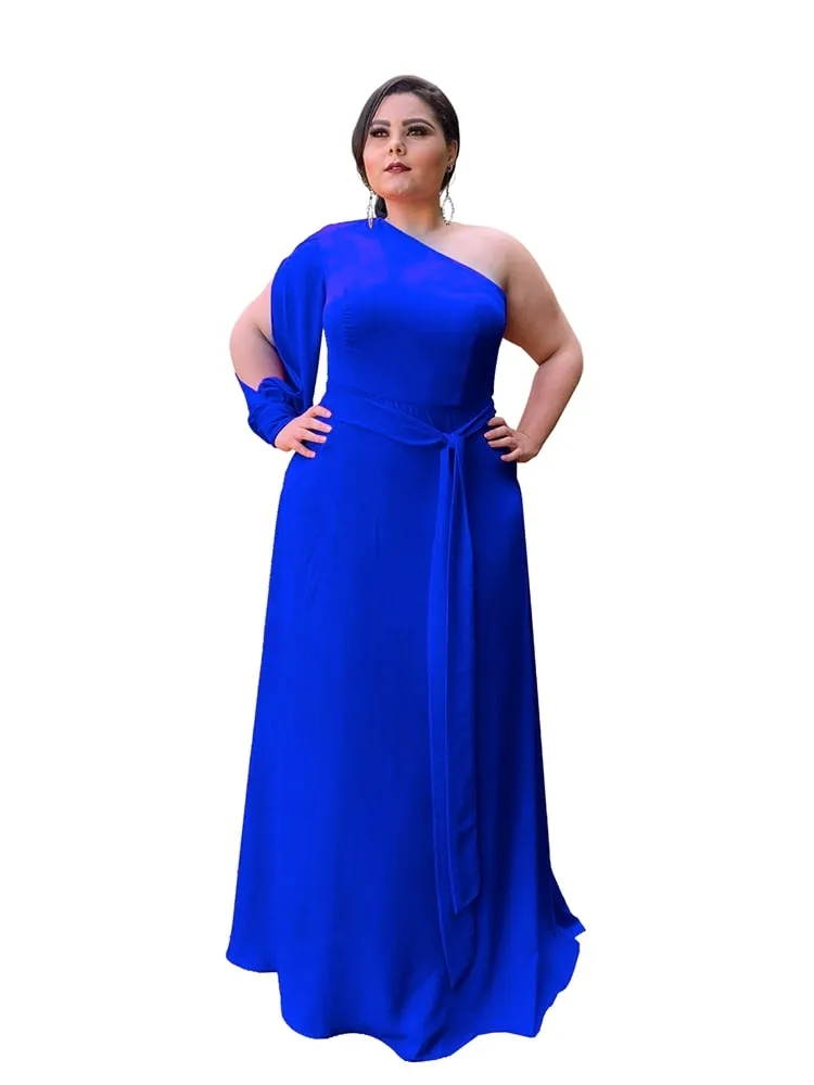 Vestido Madrinha de Casamento Azul Royal Nara