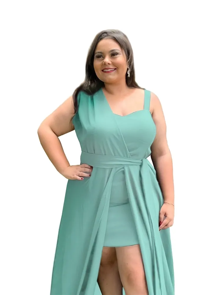 Vestido Madrinha Casamento Areta Verde Menta