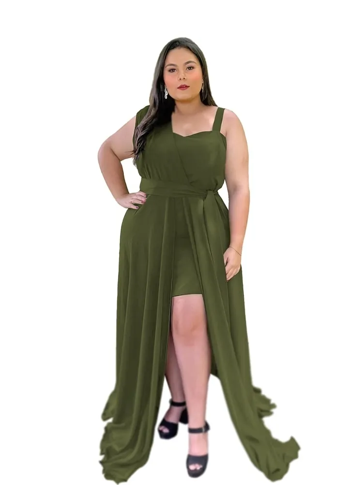 Vestido Madrinha Casamento Areta Verde Militar