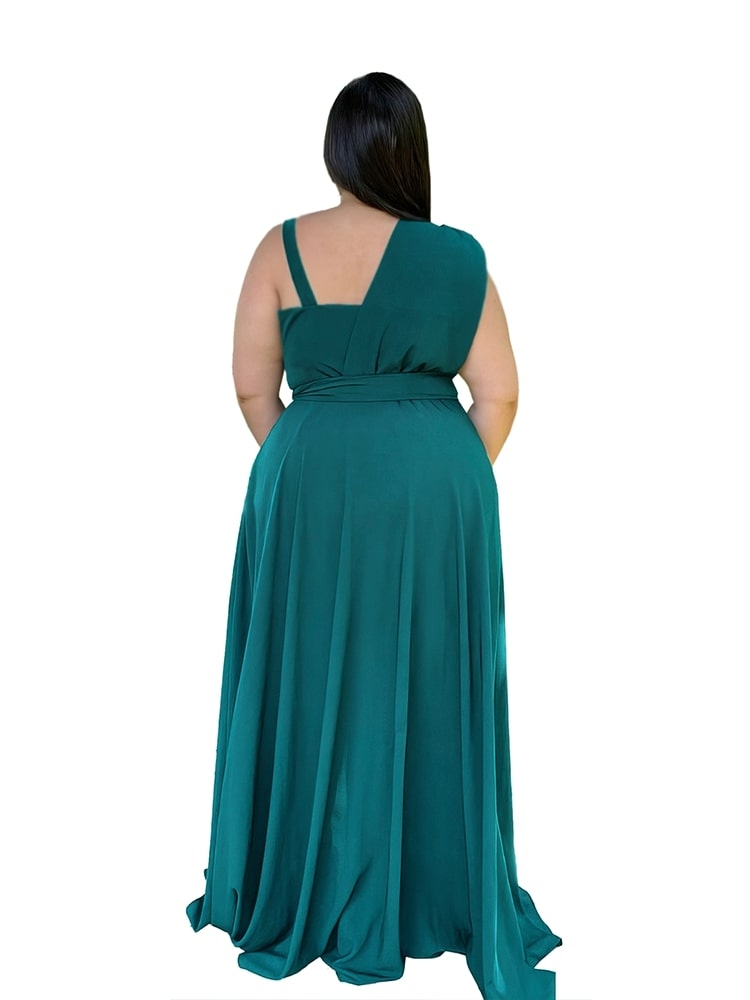 Vestido Madrinha Casamento Areta Verde Esmeralda