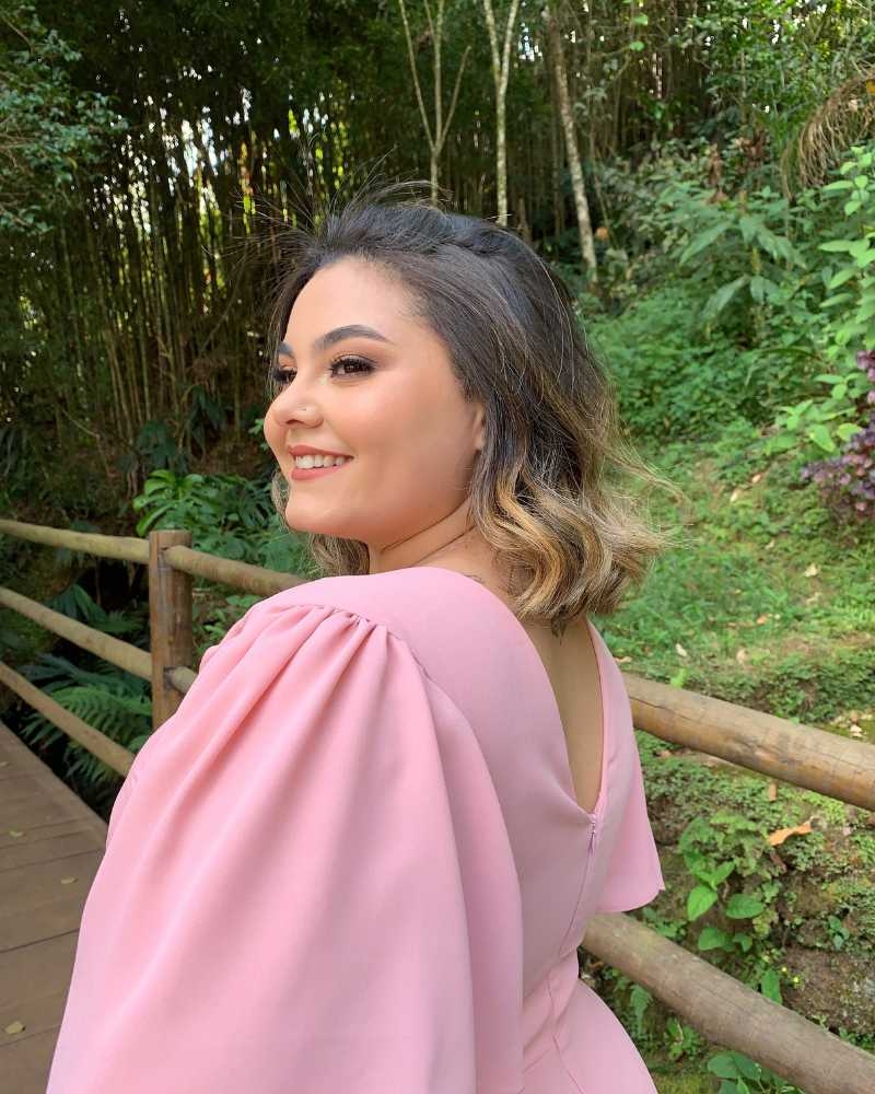 Vestido Madrinha de Casamento Rosê Linara