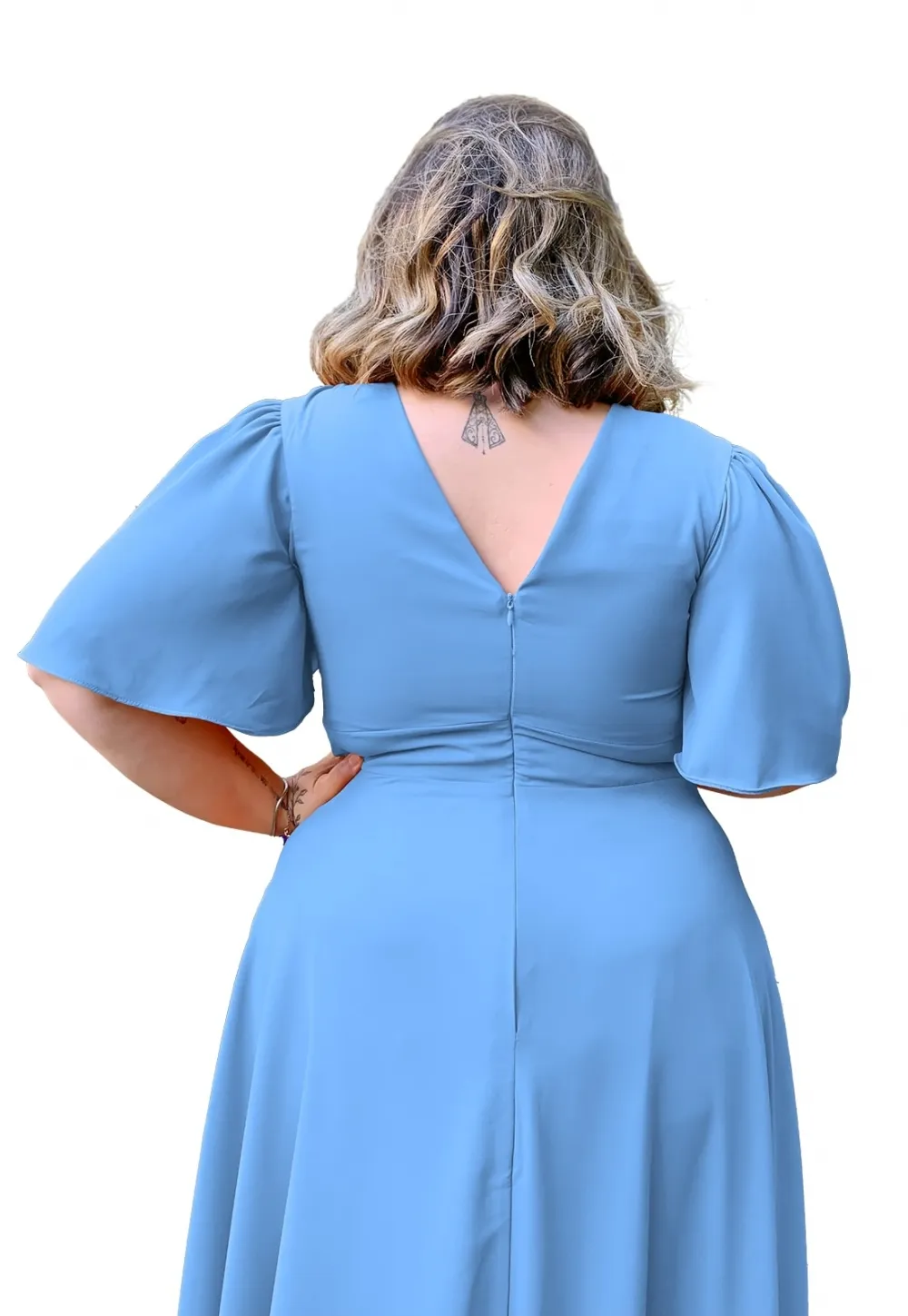 Vestido Madrinha de Casamento Azul Serenity Linara