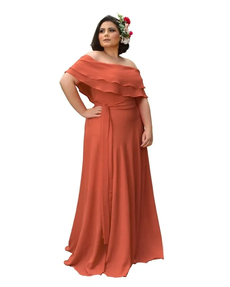 Vestido Madrinha de Casamento Honeymoon Terracota