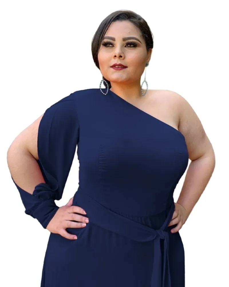Vestido Madrinha de Casamento Nara Azul Marinho
