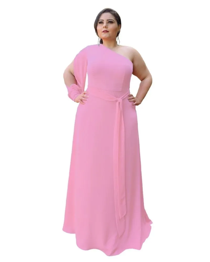 Vestido Madrinha de Casamento  Rosa Chiclete Nara