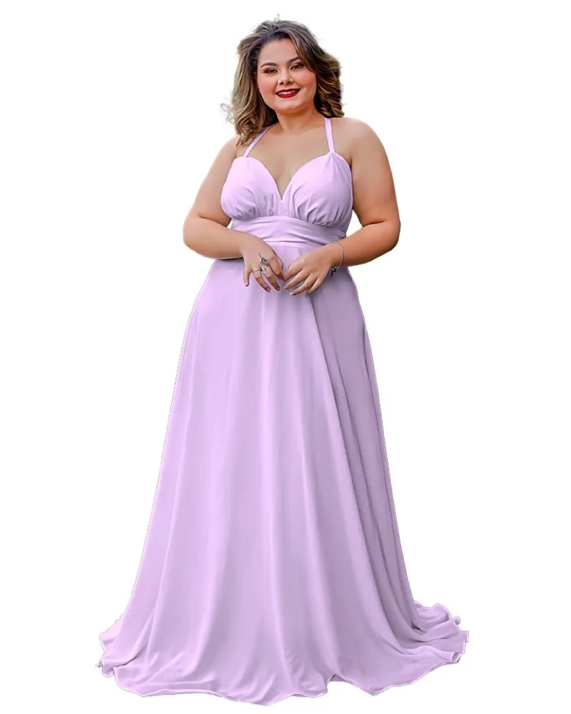 Vestido Longo de Festa Madrinha de Casamento Lilás Mariane