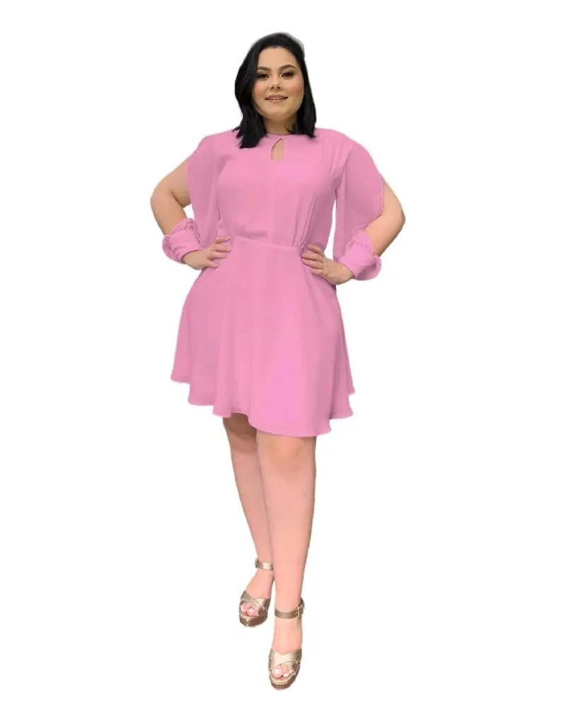 Vestido Curto de festa Kate Rosa chiclete 