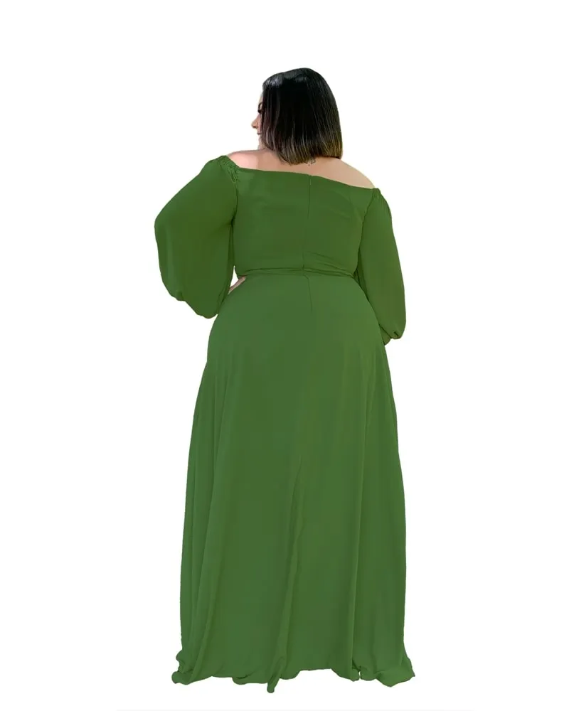 Vestido Madrinha de Casamento Verde Floresta Lux