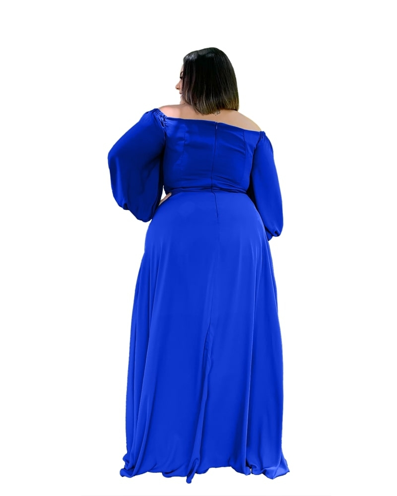 Vestido Madrinha de Casamento Azul Royal Lux