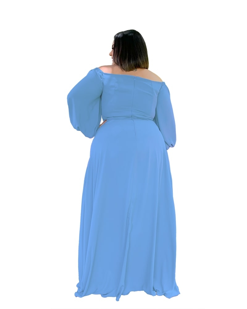 Vestido Madrinha de Casamento Azul Serenity Lux