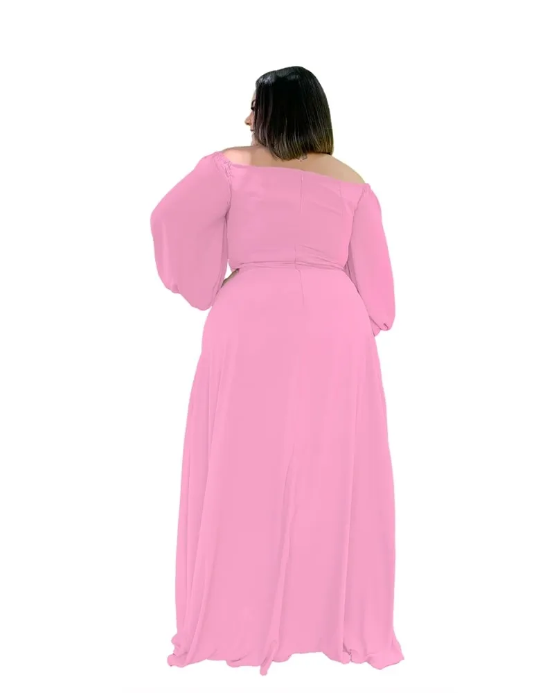 Vestido Madrinha de Casamento Rosa Chiclete Suave Lux