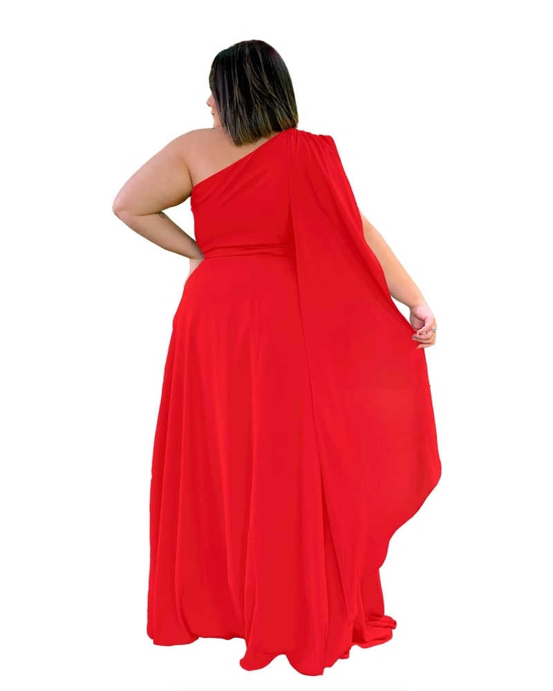 Vestido Madrinha de Casamento Vermelho Wind