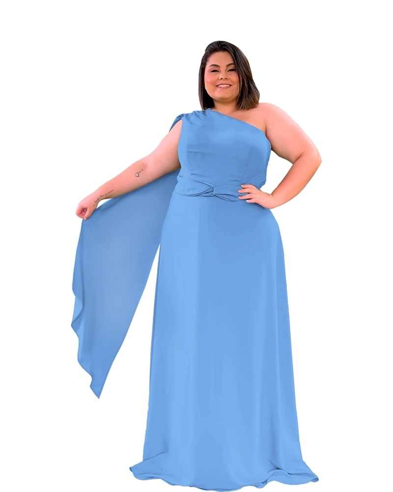 Vestido Madrinha de Casamento Azul Serenity Wind