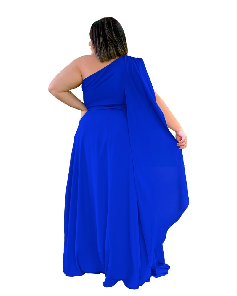 Vestido Madrinha de Casamento Azul Royal Wind